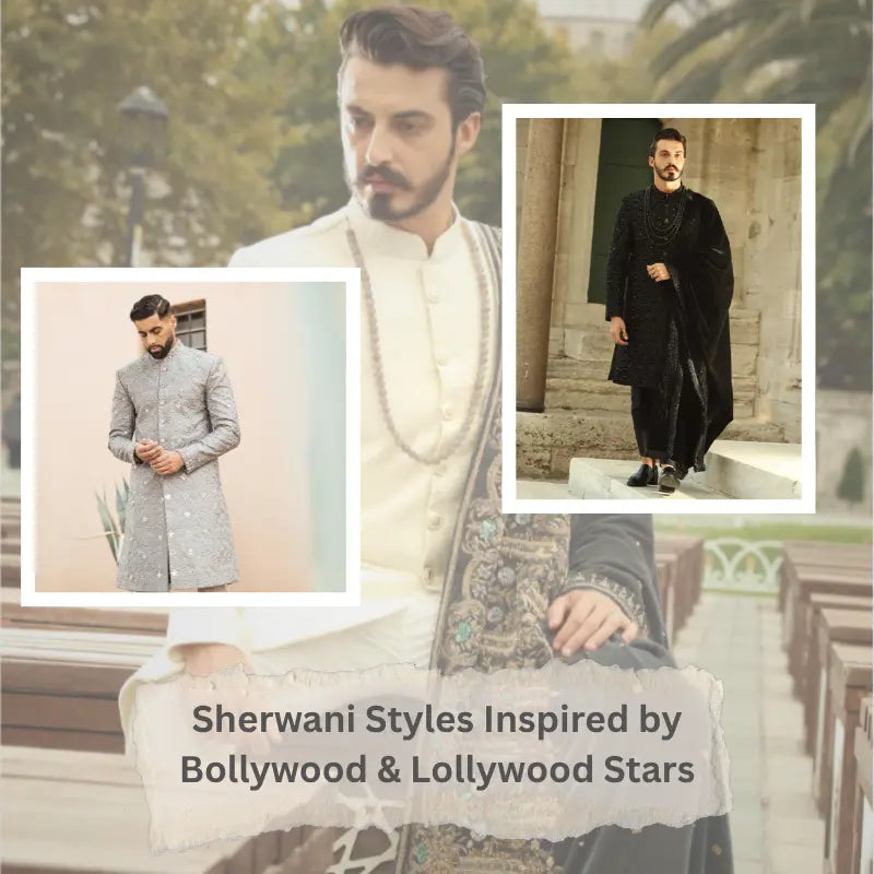 Sherwani Styles Inspired by Bollywood & Lollywood Stars